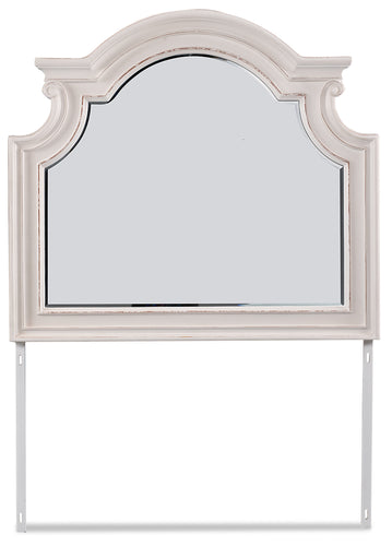 Grace Bedroom Dresser Mirror - Antique White 