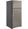GE 17.5 Cu. Ft. Top-Freezer Refrigerator - GTE18GMNRES - Refrigerator in Fingerprint Resistant Slate