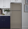 GE 17.5 Cu. Ft. Top-Freezer Refrigerator - GTE18GMNRES - Refrigerator in Fingerprint Resistant Slate