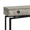 Harper Reclaimed Wood-Look Sofa Table - Grey
