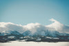 "Bridger Mountain Cloud Cover" Giant Art 72x48 Wall Art