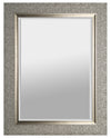 Designer Silver Beveled Mirror - 27\" x 35\"
