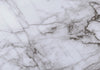 White Marble-look Black Console Table