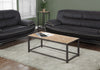 Terracotta Tile Top Hammered Brown Coffee Table