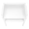 White White Metal Side Table