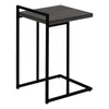 Grey Black Metal Side Table