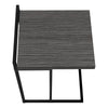 Grey Black Metal Side Table