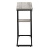 Grey black Metal Side Table
