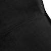Curved Backrest Black Leather-look  Black Office Chair