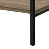 Dark Taupe Black Metal Bookcase