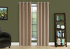 Brown Solid Blackout 2-Piece Curtain Panel - 52" x 95"