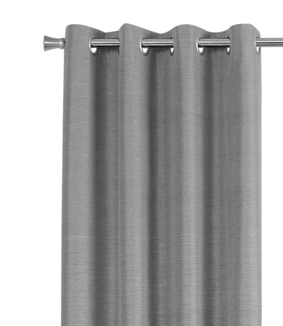 Grey Solid Blackout 2-Piece Curtain Panel - 52" x 95"
