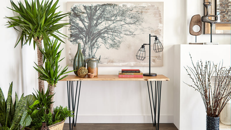 Jaxon 25\" Industrial Matte Black with Metal Wire 2-Light Table Lamp