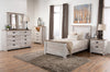 Kaia Twin 5-Piece Bedroom Package - {Country} style Bedroom Package in Whitewash {Engineered Wood}