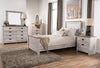 Kaia Twin 5-Piece Bedroom Package - {Country} style Bedroom Package in Whitewash {Engineered Wood}