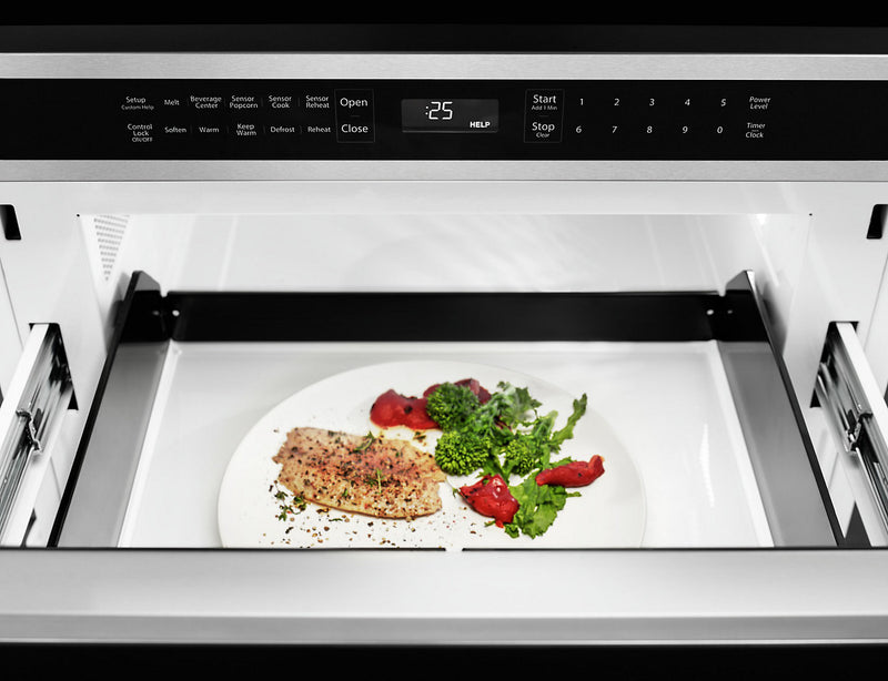 KitchenAid 1.2 Cu. Ft. Built-In Microwave with 950 Watts Cooking - Stainless Steel - KMBD104GSS