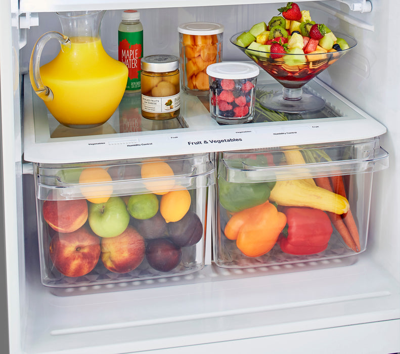 LG 30\" 20 Cu. Ft. Top-Mount Refrigerator - Smudge Proof Stainless Steel - LTCS20020S