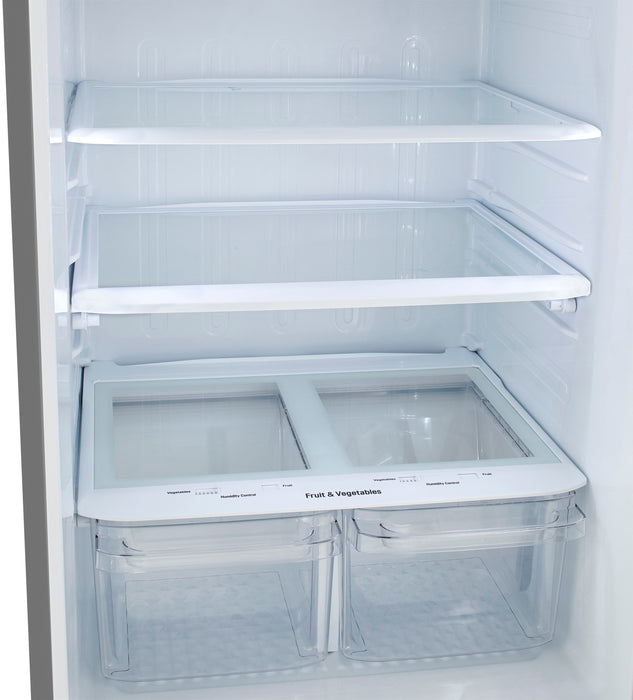 LG 30\" 20 Cu. Ft. Top-Mount Refrigerator - Smudge Proof Stainless Steel - LTCS20020S