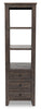 Madison Bookcase Pier – Brown - Rustic, Modern, Contemporary style Storage Pier in Brown Reclaimed Wood