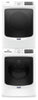 Maytag Front-Load 5.5 Cu. Ft. Washer with Extra Power and 7.3 Cu. Ft. Electric Steam Dryer – White - Laundry Set in Grey