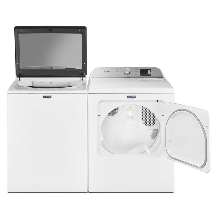 Maytag 5.5 Cu. Ft. Top-Load Washer and Maytag 7.0 Cu. Ft. Front-Load Electric Dryer