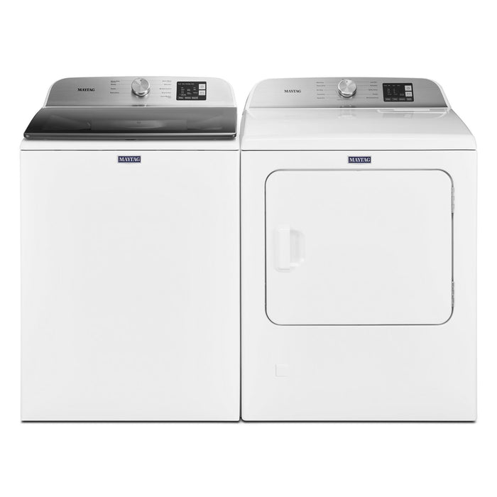Maytag 5.5 Cu. Ft. Top-Load Washer and Maytag 7.0 Cu. Ft. Front-Load Electric Dryer