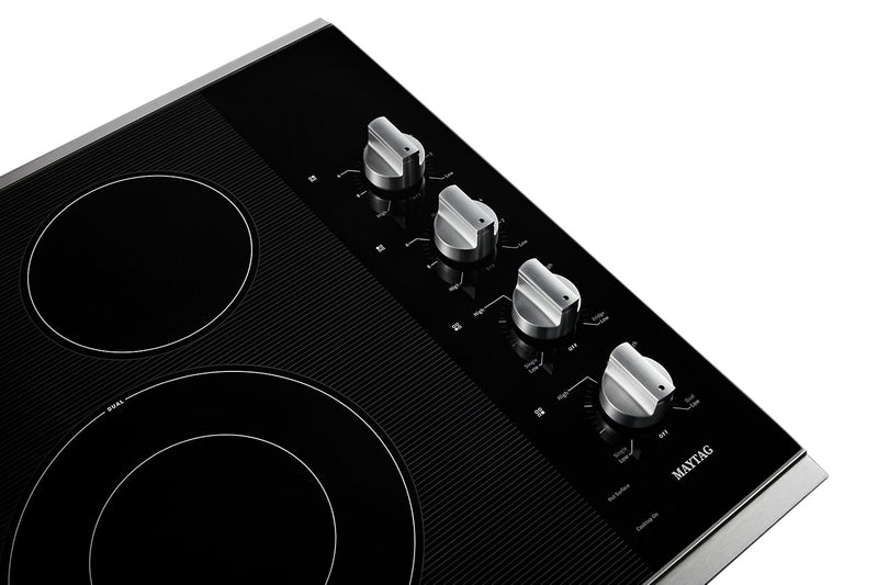 Maytag 30\" 4-Element Electric Cooktop - Stainless Steel - MEC8830HS