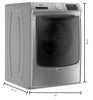 Maytag Front-Load 5.5 Cu. Ft. Washer with Extra Power and 7.3 Cu. Ft. Gas Steam Dryer - Slate