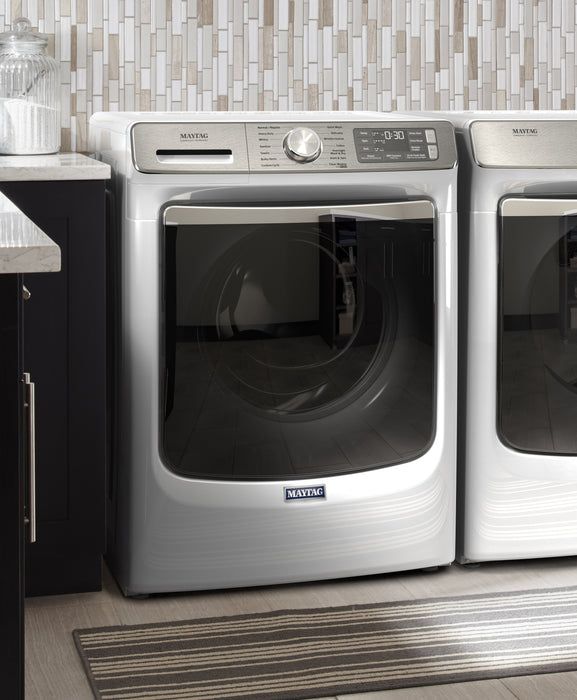 Maytag 5.8 Cu. Ft. Smart Front-Load High-Efficiency Steam Washer - White - Stackable - MHW8630HW