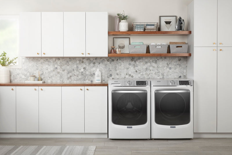 Maytag 5.8 Cu. Ft. Smart Front-Load High-Efficiency Steam Washer - White - Stackable - MHW8630HW