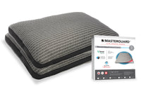 Masterguard® Charcoal King Mattress Protector with 2 Queen Pillows 