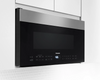 Panasonic 1.9 Cu. Ft. 400 CFM Over-the-Range Genius® Microwave - NN-SG158S - Over-the-Range Microwave in Frameless Smoked Glass and Stainless Steel