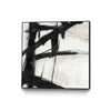 \"Construction Ii\" Canvas Framed Black 20x20 Wall Art
