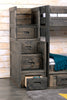 Piper Stairway Chest - {Rustic} style Chest in Driftwood grey {Pine}