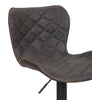Seth Bar Stool - Grey - {Modern} style Bar Stool in Grey {Metal}