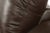 Toreno Genuine Leather Power Reclining Sofa - Brown - {Contemporary} style Sofa in Brown {Plywood}, {Solid Woods}