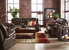 Toreno Genuine Leather Recliner - Brown - {Contemporary} style Chair in Brown {Plywood}, {Solid Woods}