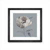 "Floral Symposium I" Matted and Framed Black 30x30 Wall Art