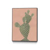 "Coral Cacti Ii" Canvas Framed Black 18x24 Wall Art