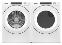 Whirlpool 5.0 Cu. Ft. Front-Load Washer and 7.4 Cu. Ft. Electric Front-Load Dryer - White