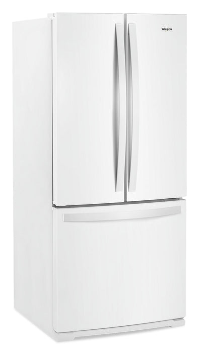 Whirlpool 30\" 20 Cu. Ft. French-Door Refrigerator - White - WRF560SFHW