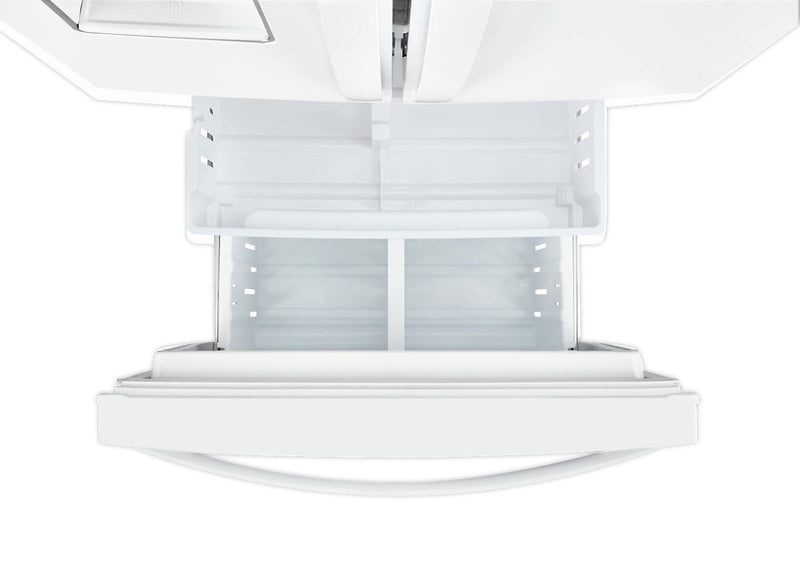 Whirlpool 30\" 20 Cu. Ft. French-Door Refrigerator - White - WRF560SFHW