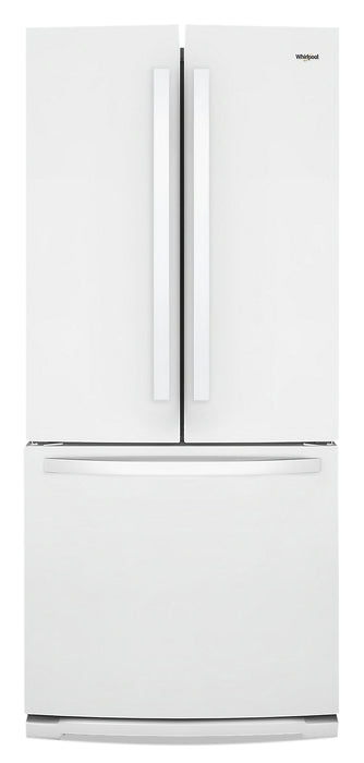 Whirlpool 30\" 20 Cu. Ft. French-Door Refrigerator - White - WRF560SFHW