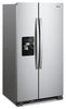 Whirlpool 21 Cu. Ft. Side-by-Side Refrigerator - WRS321SDHZ - Refrigerator in Fingerprint Resistant Stainless Steel