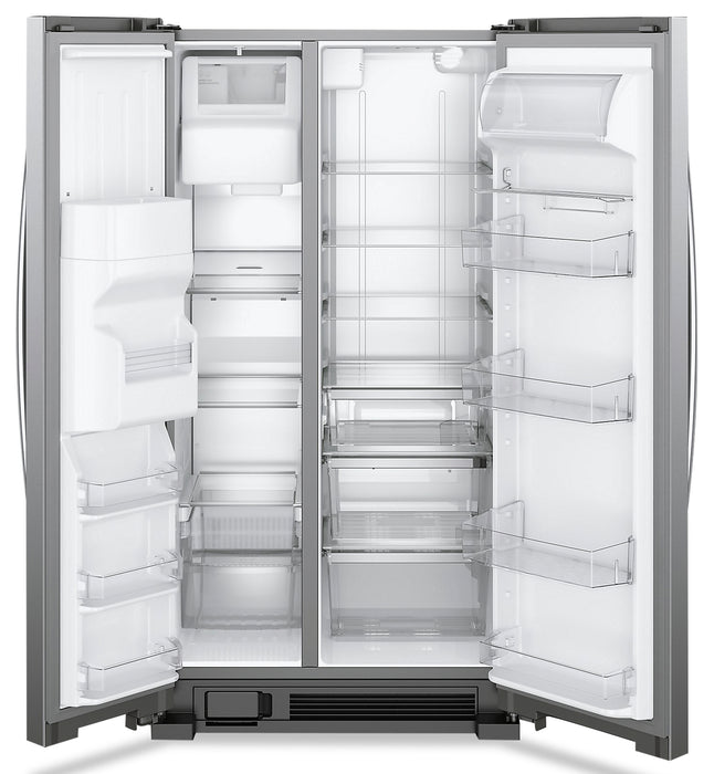 Whirlpool 33\" 21 Cu. Ft. Side-by-Side Refrigerator - Fingerprint Resistant Stainless Steel - WRS321SDHZ