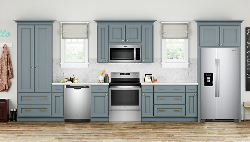 Whirlpool 33\" 21 Cu. Ft. Side-by-Side Refrigerator - Fingerprint Resistant Stainless Steel - WRS321SDHZ