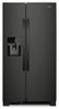 Whirlpool 25 Cu. Ft. Side-by-Side Refrigerator - WRS335SDHB - Refrigerator in Black