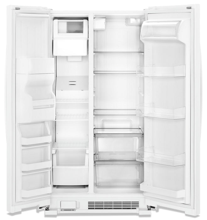 Whirlpool 36\" 25 Cu. Ft. Side-by-Side Refrigerator - White - WRS335SDHW