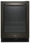 Whirlpool 24\" 5.2 Cu. Ft. Undercounter Wine Refrigerator - Black Stainless - WUB50X24HV
