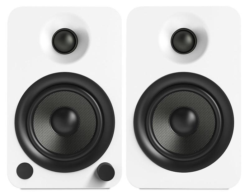 Kanto YU4 Powered Bluetooth Bookshelf Speakers with Phono Preamp for Turntable - YU4MW